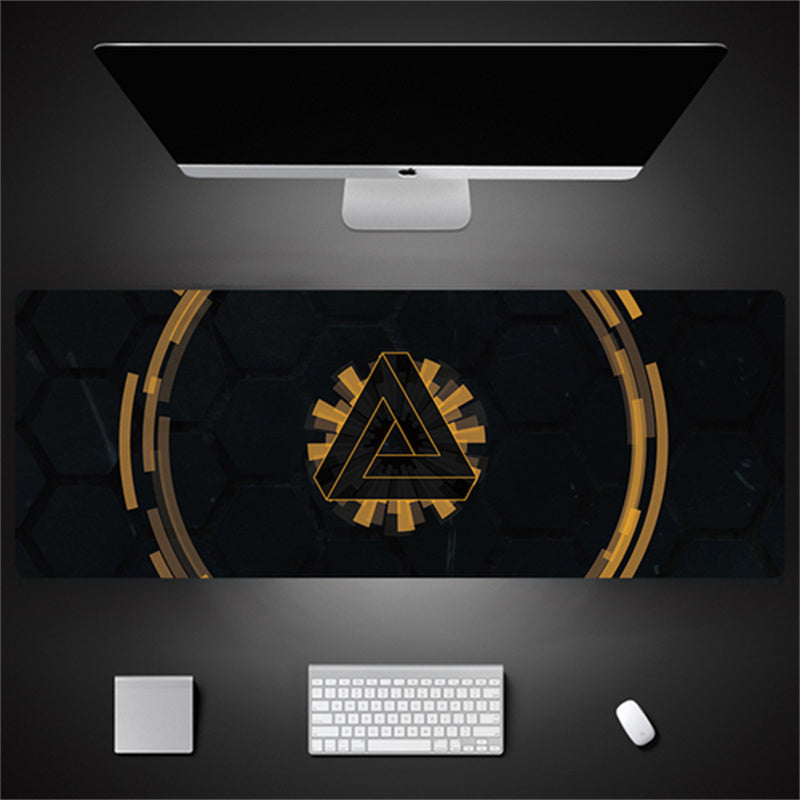 Industrial Style Tech Oversized Seam Keyboard Mouse Desk Pad