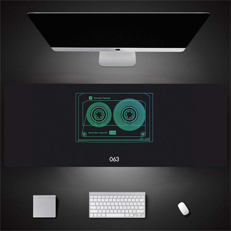 Industrial Style Tech Oversized Seam Keyboard Mouse Desk Pad