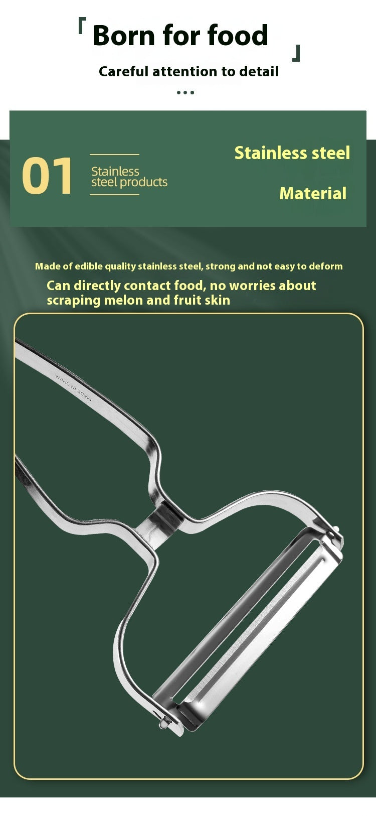 Simple And Portable Home Kitchen Fruit Peeler