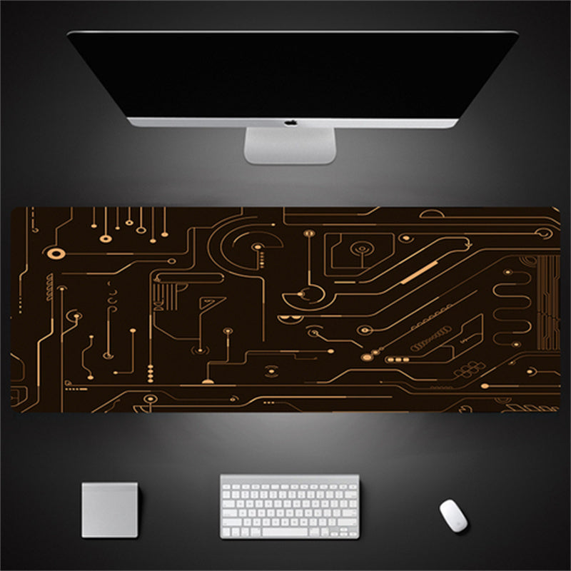Industrial Style Tech Oversized Seam Keyboard Mouse Desk Pad
