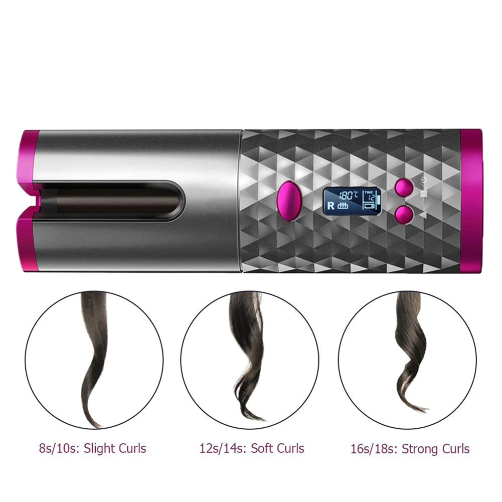Rechargeable Portable Hair Curler